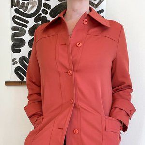 Salmon Colored Women's Trench from Forecaster of Boston